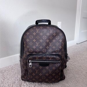 Louis Vuitton EUC Black and Brown Monogram Josh Backpack